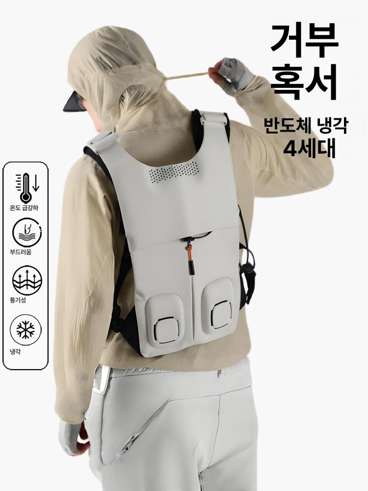 냉각젤 조끼 4세대 착용형 쿨링팩 등산용 젤스팩 베스트 아이스팩 냉각복 - 상세 이미지 3