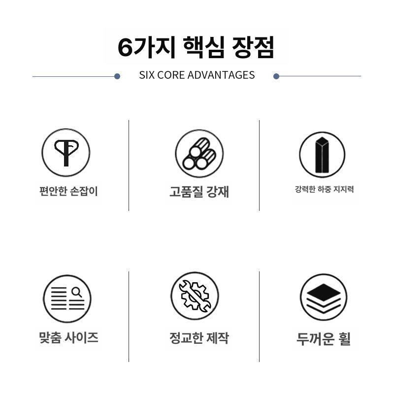 핸드자키 수동 트럭 리프트 유압 포크 핸드파렛트 하역 2t 550 나일론 휠 표준 버전 - 상세 이미지 4