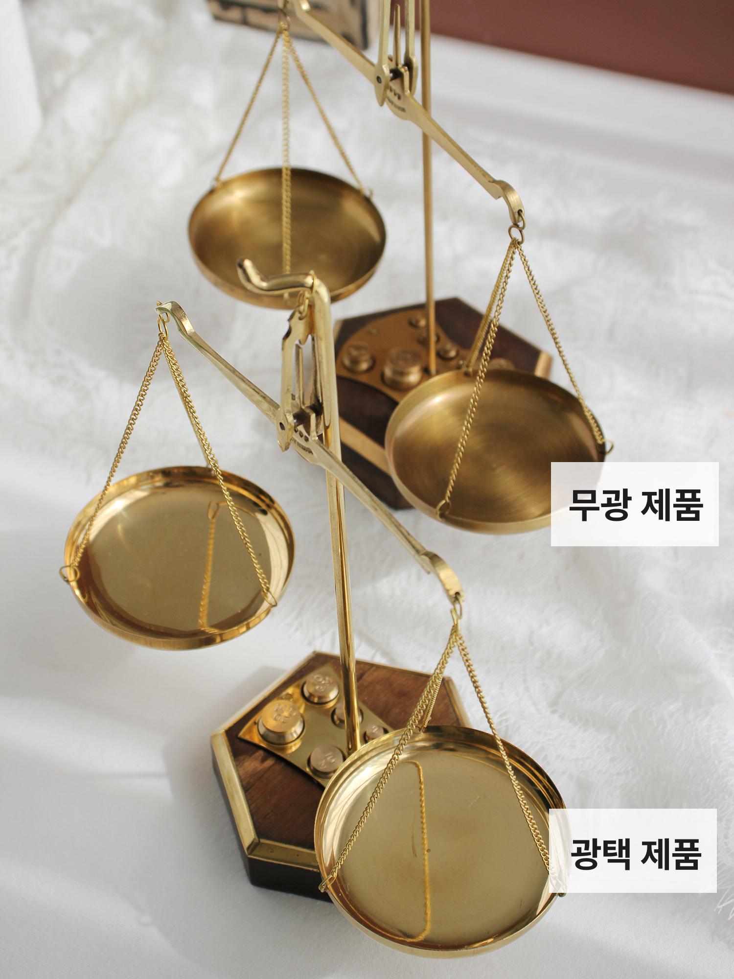 빈티지 양팔저울 금색 법무사 장식용 서재 소품 앤틱 인테리어 저울 클래식 - 상세 이미지 5