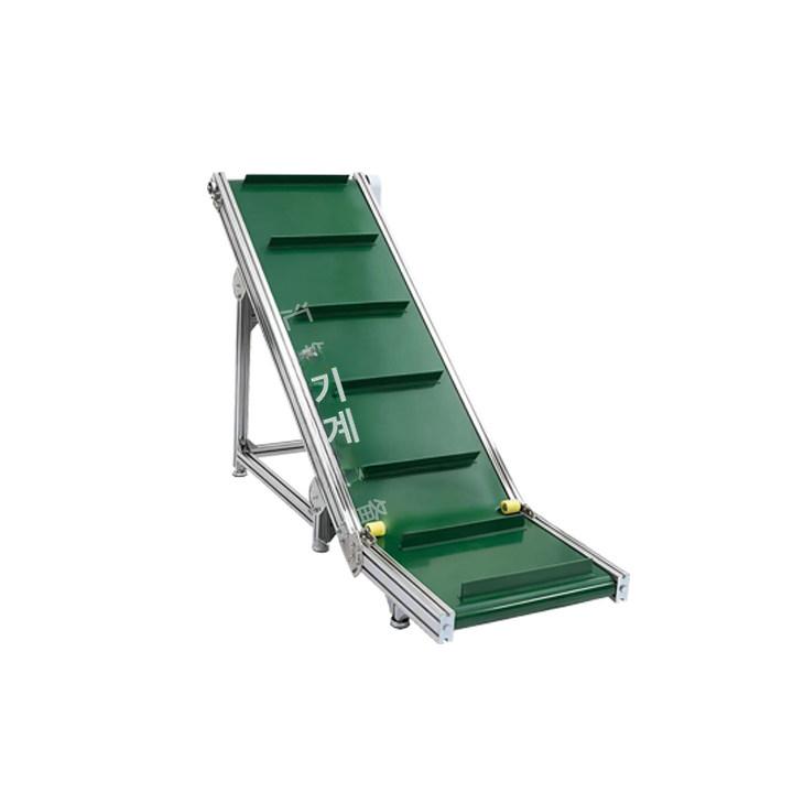 경사형 컨베이어 상승 컨베어밸트 3대 제반 1.5mx높이 1m 120W A 300mm - 상품 이미지