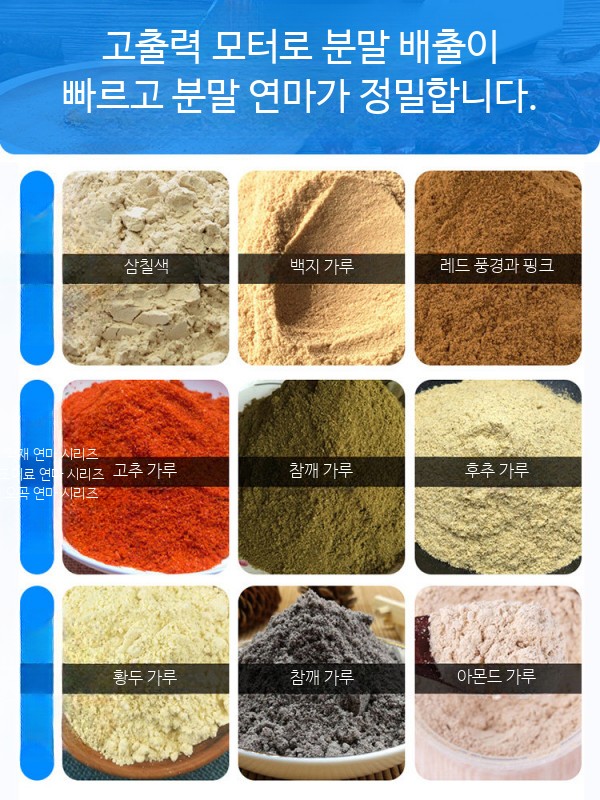 전기식 분말 분쇄기 소형 미분쇄기 한약재 분쇄 곡물 향신료 - 상세 이미지 5