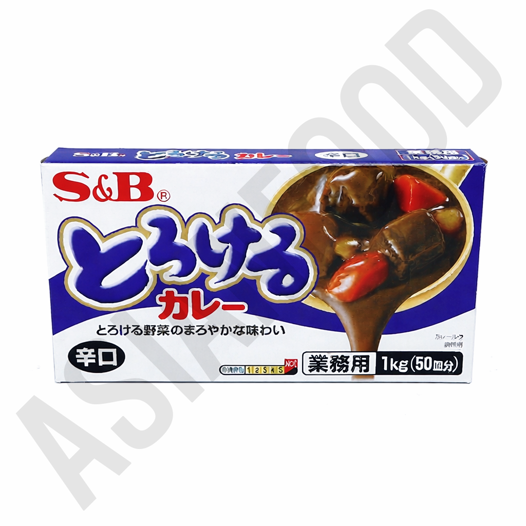 일본 에스앤비 토로케루 카레 매운맛, 1kg, 1개 - 상품 이미지