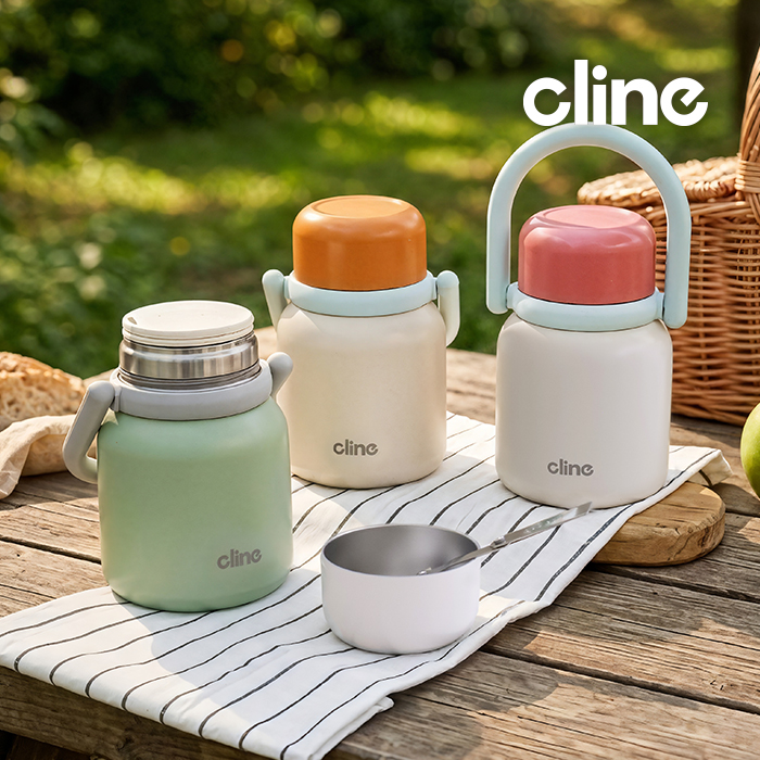 클리네 이지 캐리 보온죽통 930ml CFJ-930 대용량 보온 도시락통 국통 - 상품 이미지
