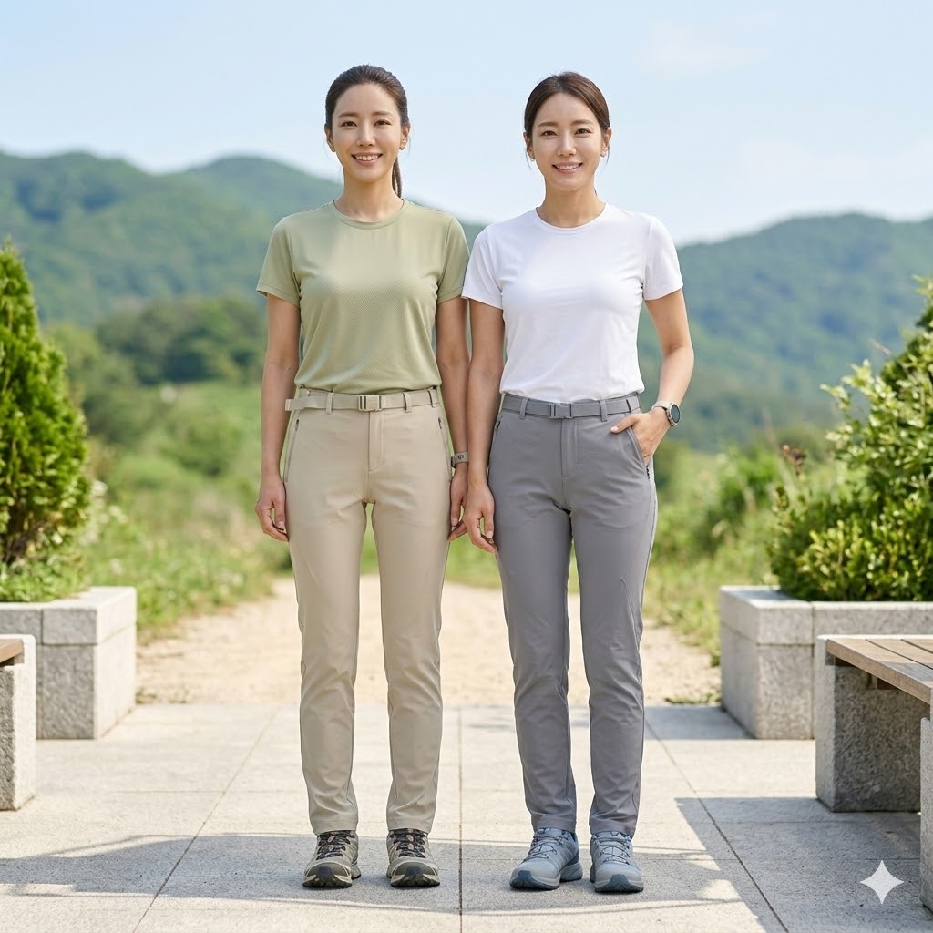 MILLET 밀레 여성 여름 아웃도어 스판 등산바지 - 상세 이미지 2