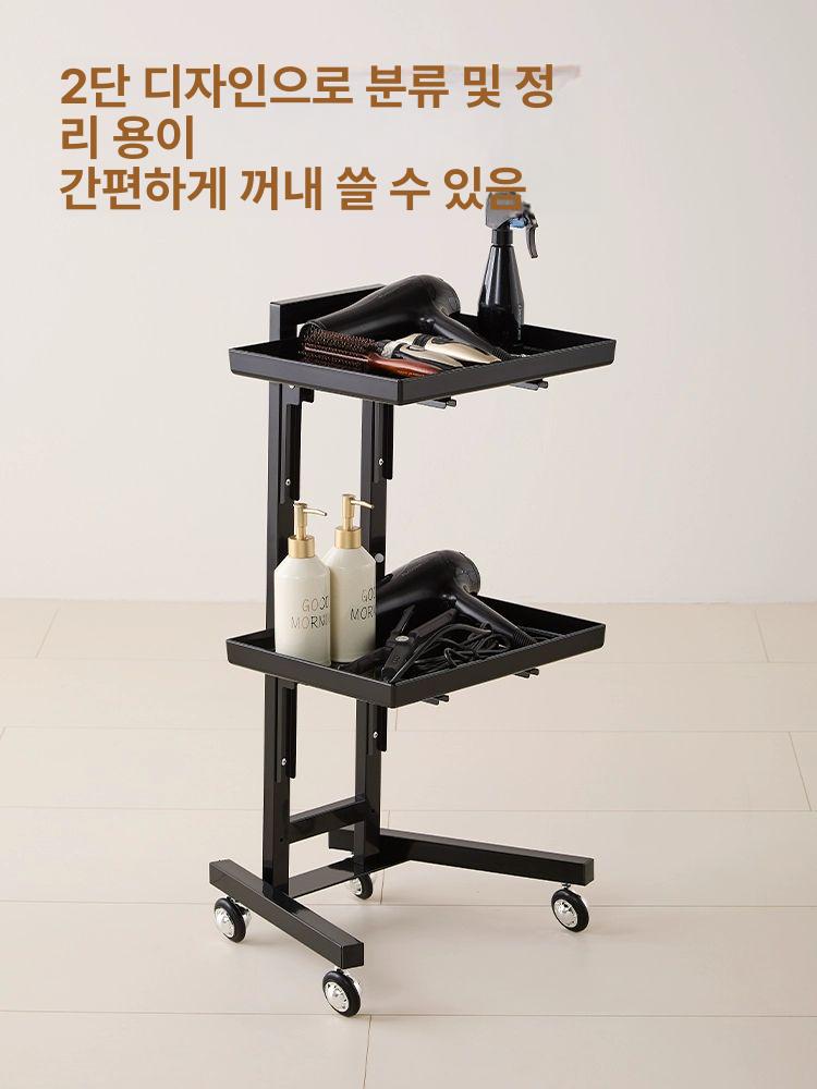 가위 카트 미용실 트롤리 살롱 작업대 이동식 시술용 정리함 피부샵 웨건 - 상세 이미지 4