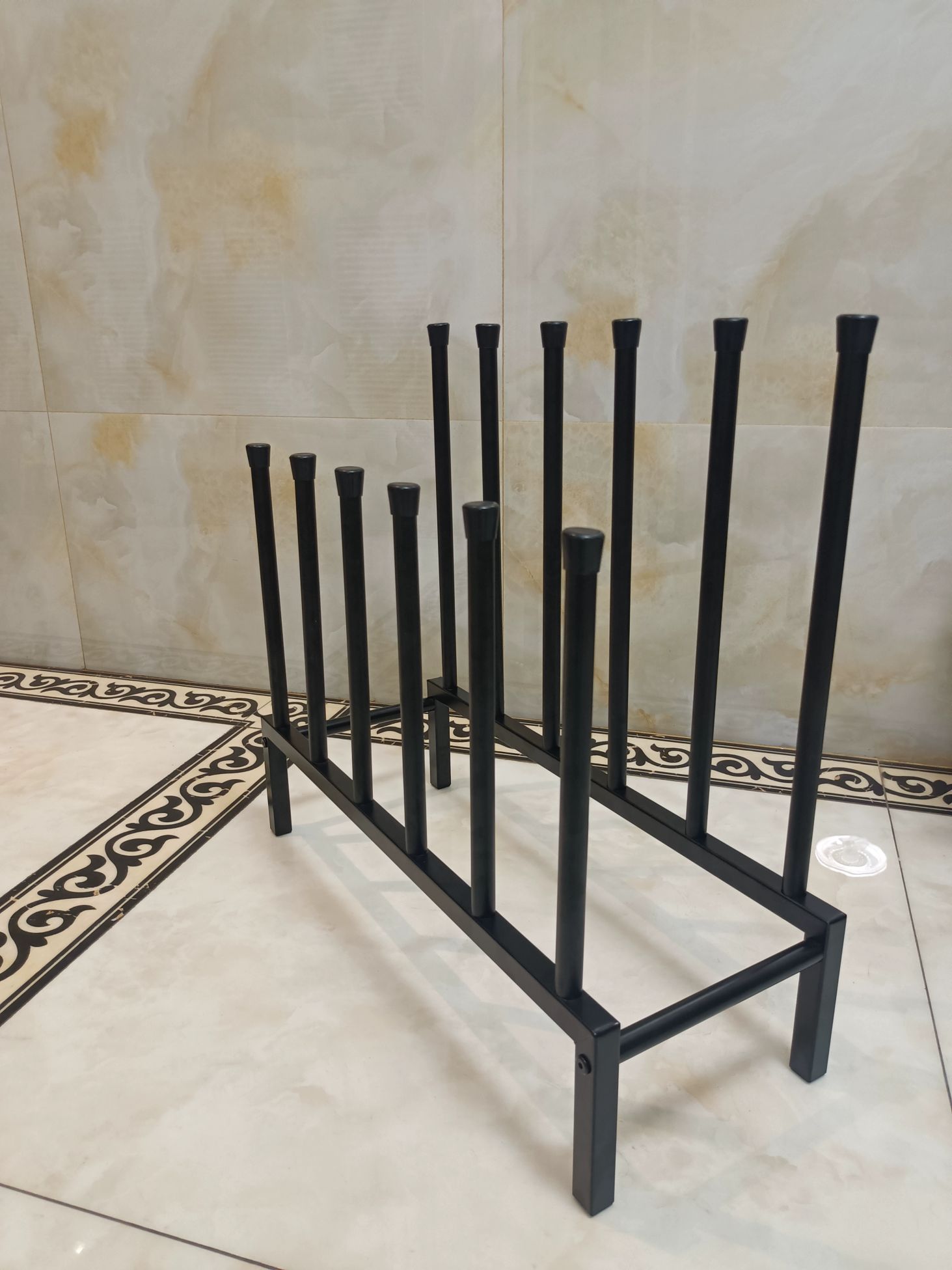 부츠 걸이대 장화 신발 건조랙 워킹화 정리 수납함 보관 거치대 44x22x60 4켤레 - 상세 이미지 3