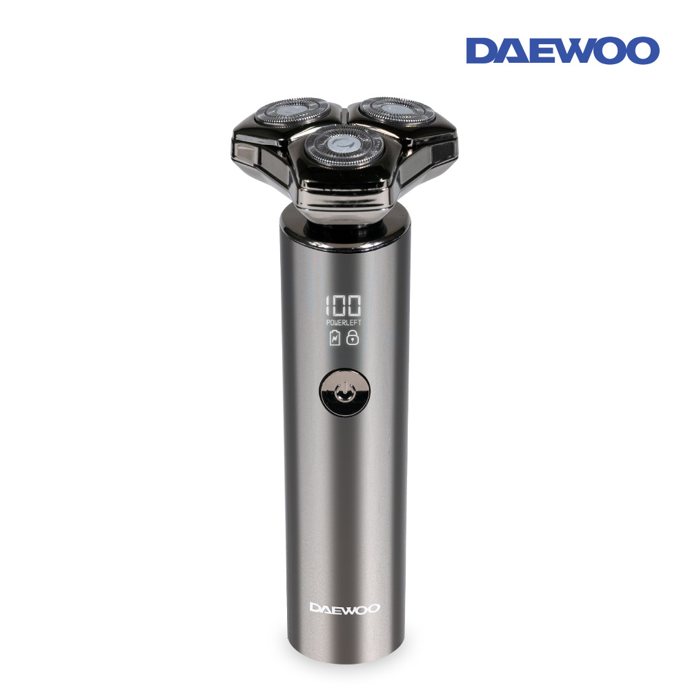대우 3WAY 360도 회전 충전식 디지털 건습식 전기면도기 IPX6 방수 자석 탈부착헤드 이미지 6