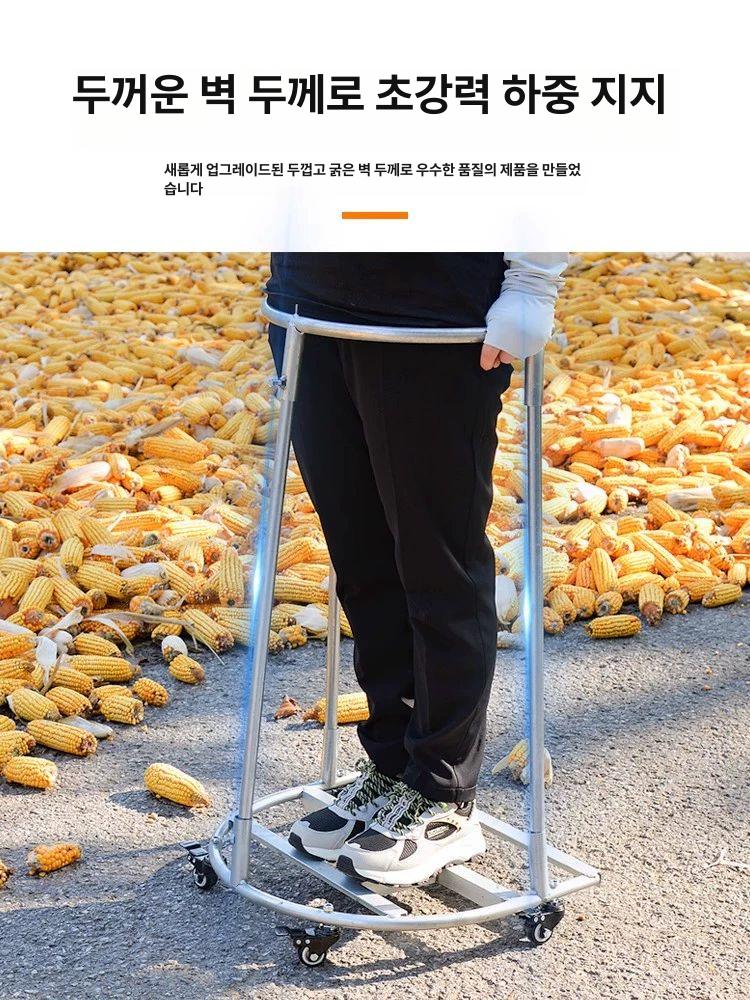 쓰레기 거치대 마대걸이 대형 폐기물 건설현장 브래킷 스탠드 프레임 - 상세 이미지 2