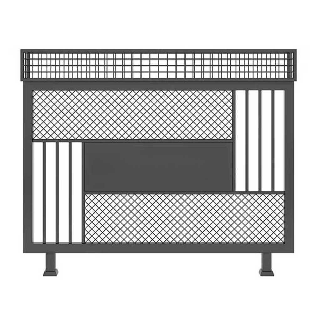 철제 카페 칸막이 레스토랑 통로 식물 분리 울타리 100x15x100 - 상품 이미지