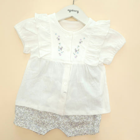 아가방 여름 정상 상하복 아기 키즈 유아 등원룩 어린이 외출룩 세트 올라비 반소상하