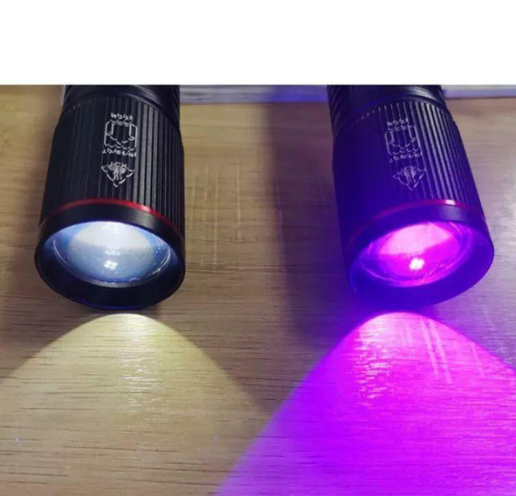 충전식 자외선 미니 UV 고출력 형광 지폐검증 휴대용 램프 - 상품 이미지