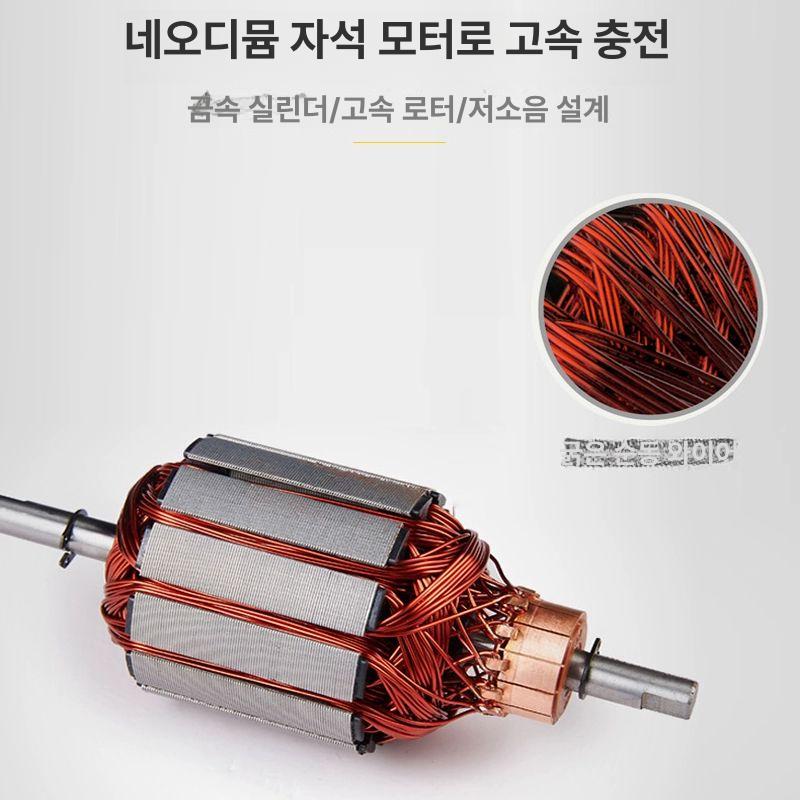 소형 콤프레셔 미니 펌프 시거잭 휴대용 공기탱크 에어콤프레셔 무소음 - 상세 이미지 3