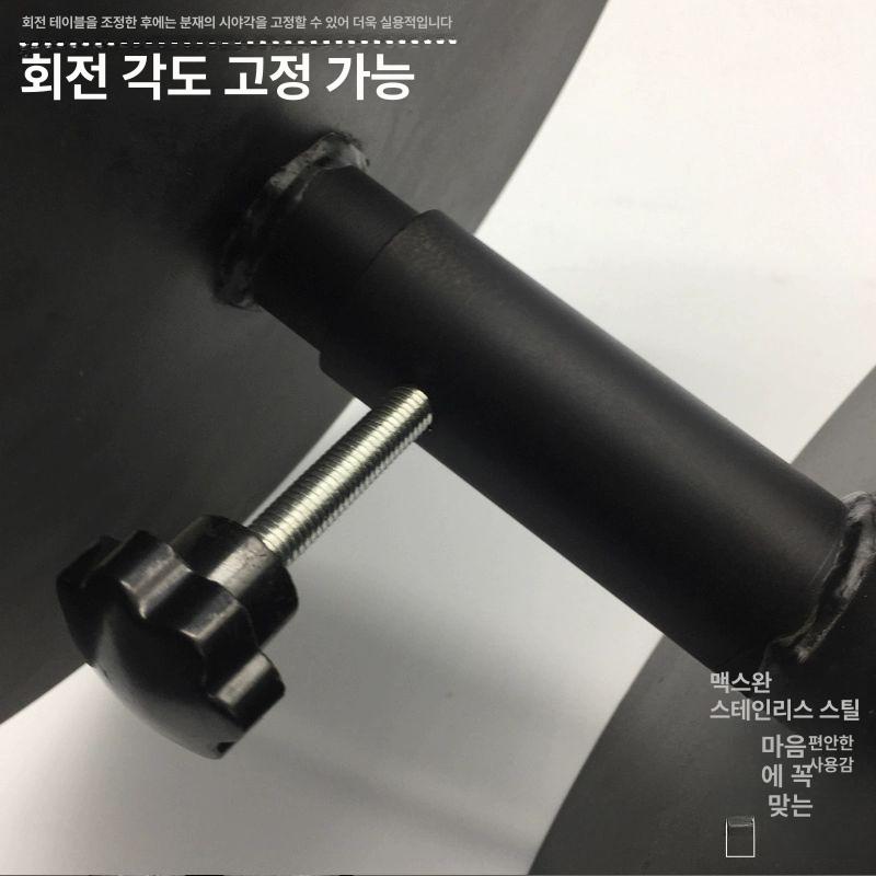 분재 턴테이블 원예용 회전 받침대 꽃꽂이 분갈이 다듬기 회전판 작업용 - 상세 이미지 4