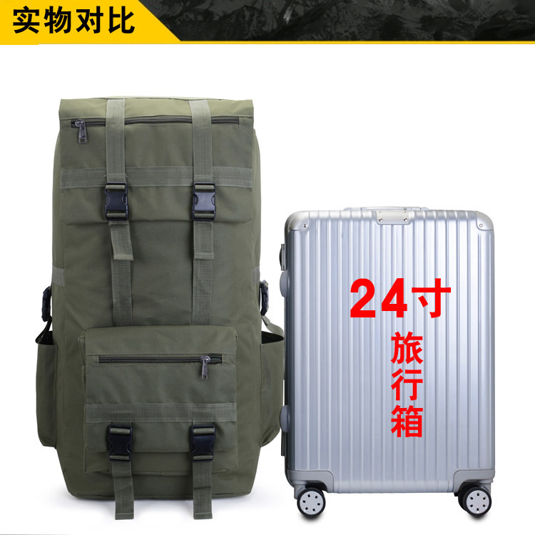 대용량 백팩 여행가방 이불 캠핑 보관 배낭 군용 120L - 상세 이미지 3
