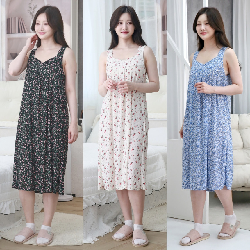 민소매 원피스잠옷 여름 냉감 빅사이즈 임산부 파자마 라운지웨어