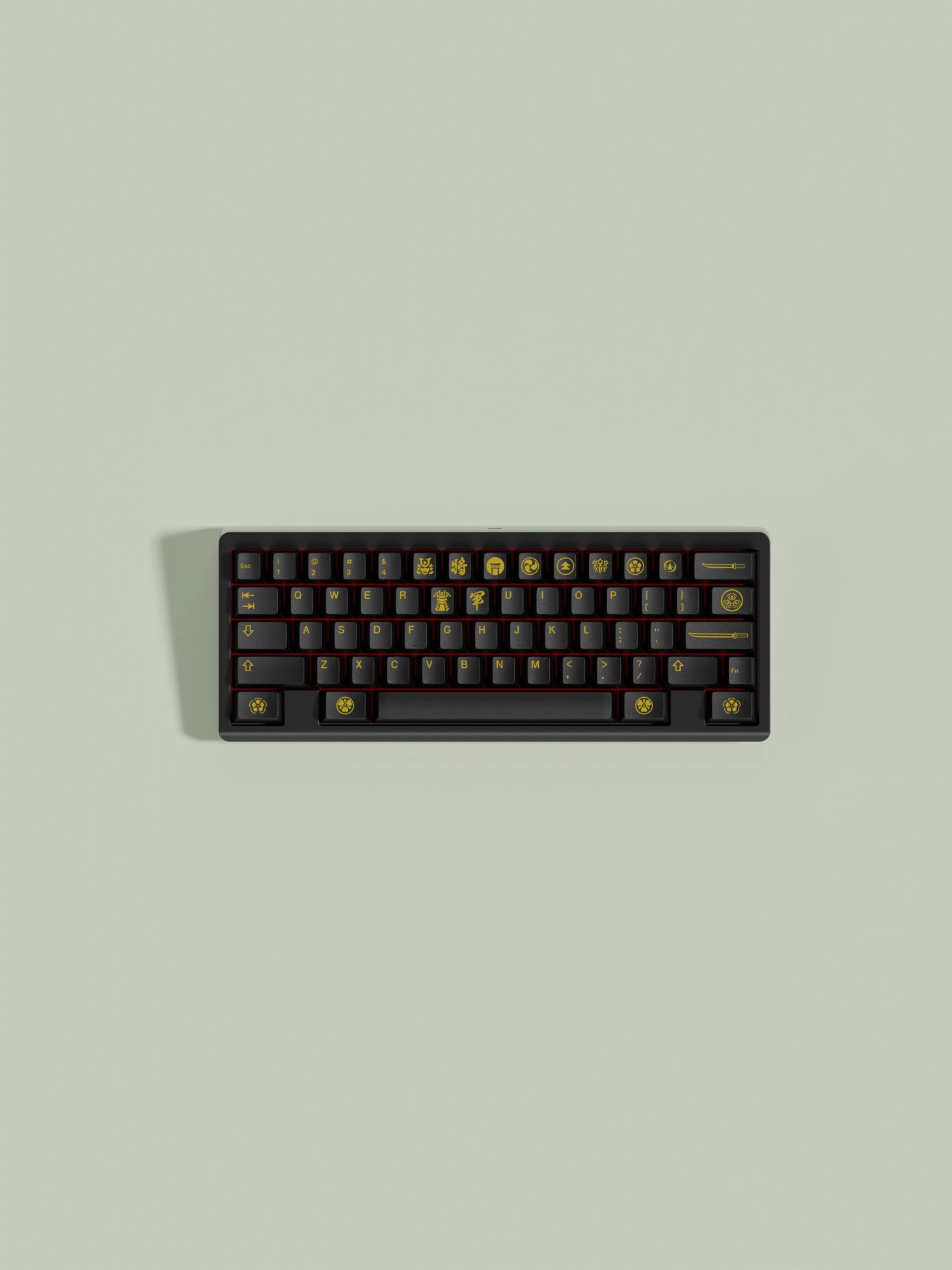 맞춤형 키캡 GMK 블랙골드 세트 커스텀 PBT 고급 RGB 검정 게이밍 - 상품 이미지