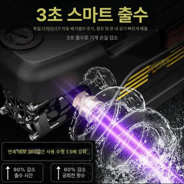차량용 고압세척기 스팀 고온 워시 세차 청소기 하수구 분사 - 상세 이미지 5