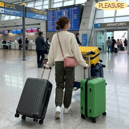 초경량 캐리어 65cm(24인치) 75cm(28인치) 중형 대형 유럽 해외여행 연예인 위탁수화물 지퍼형