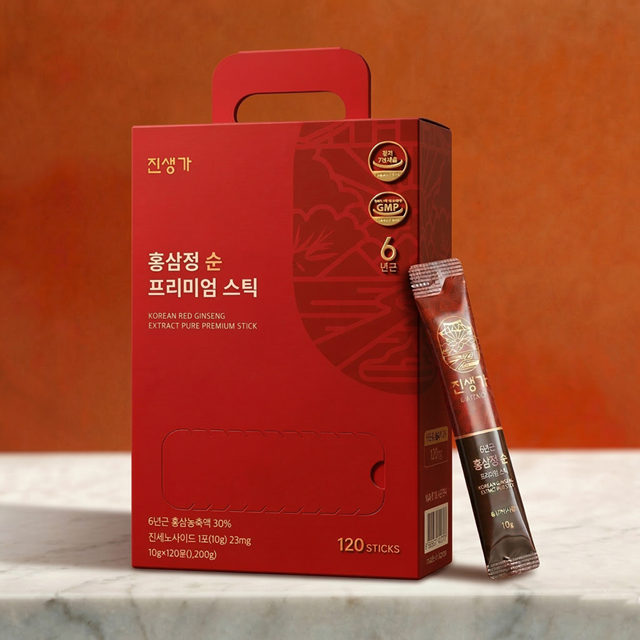 진생가 홍삼정 순 프리미엄 스틱 10g 120포 실속형 제품 이미지