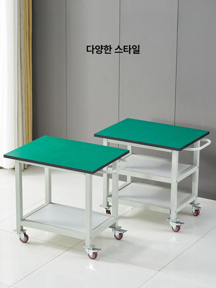 이동식 작업대 정전기방지 트롤리 공구대 선반 산업용 수리 바퀴 툴카트 - 상세 이미지 2