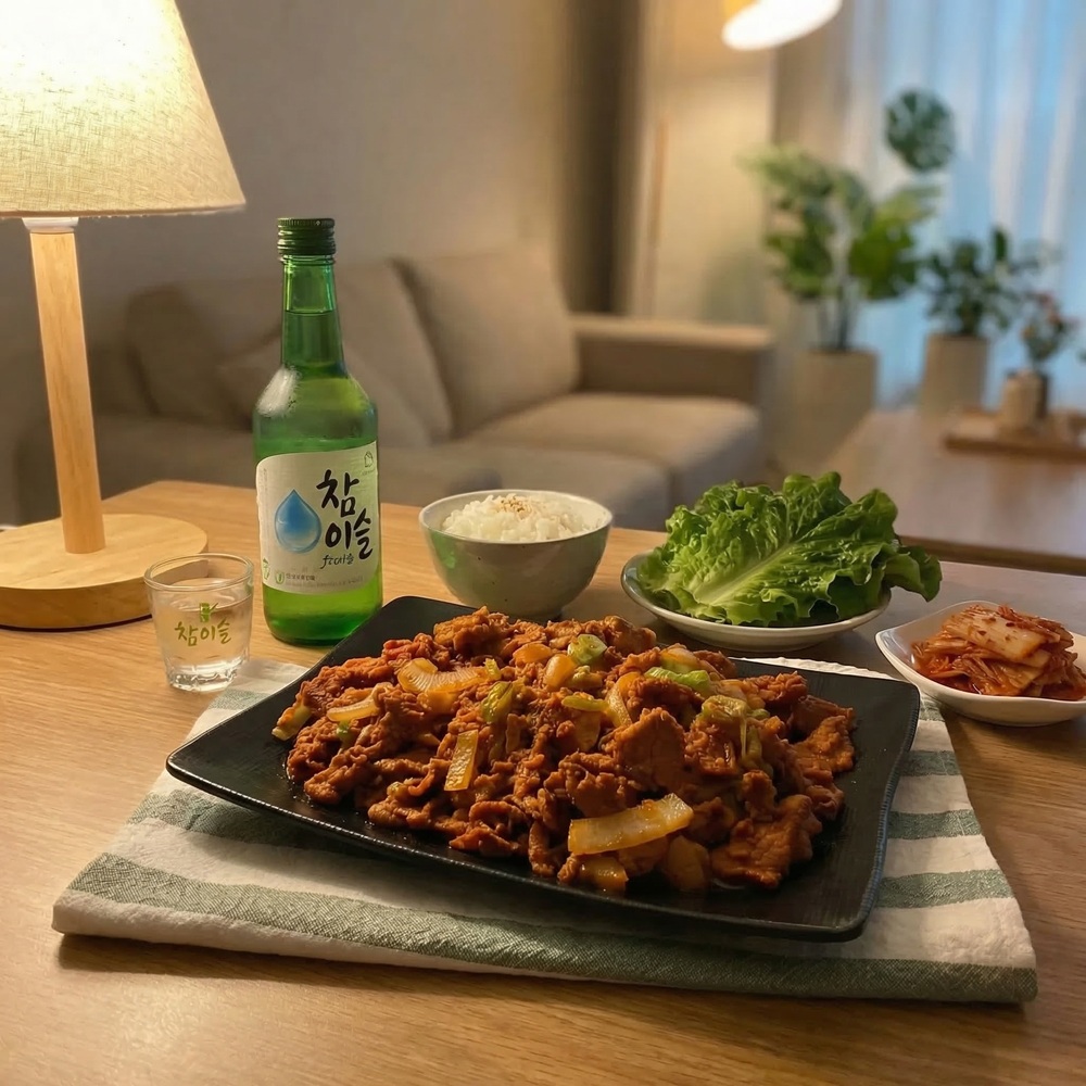 라투이 제육 볶음 600g (300g x 2팩) 캠핑 돼지 불백 고추장 주물럭 두루치기 - 상세 이미지 5
