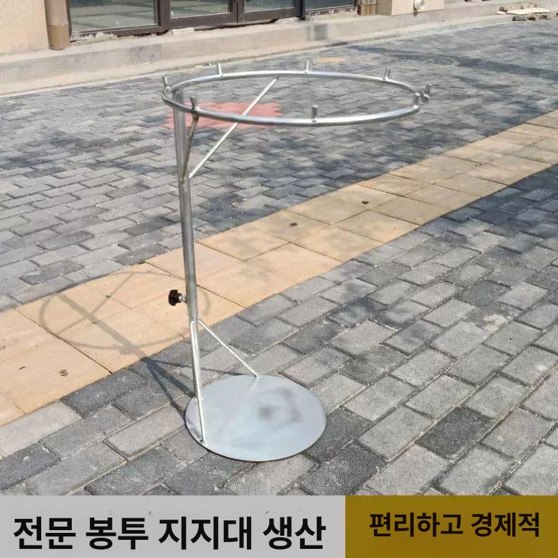 쓰레기봉투 거치대 비닐 원형 재활용 분리수거 프레임 스탠드 홀더 행거 걸이형 - 상세 이미지 3