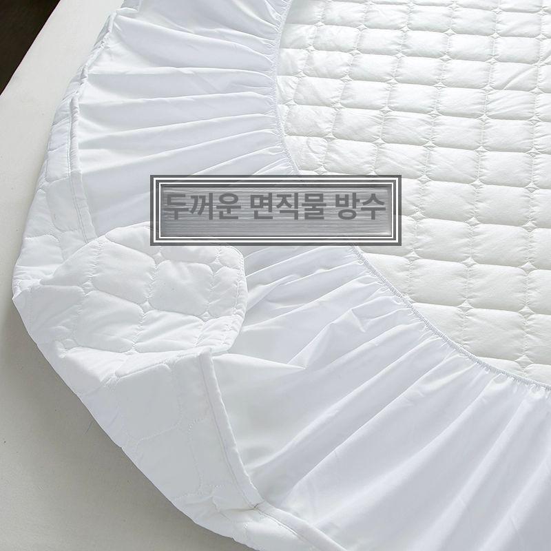 메모리폼 침대패드 사계절 라텍스 누빔 시트 매트리스 토퍼 겉커버 - 상세 이미지 2