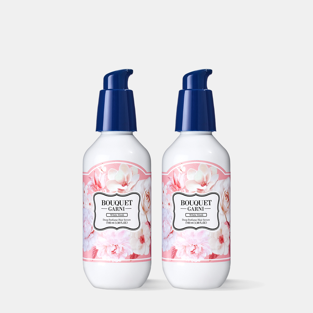 [2개] 부케가르니 글로우 퍼퓸드 헤어세럼 헤어에센스 100ml 화이트머스크 향 이미지