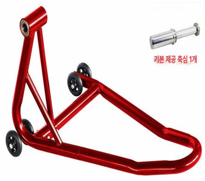 정비 스탠드 오토바이 스테인리스 받침대 잭 지지대 전면 리프트 수리 - 상세 이미지 3