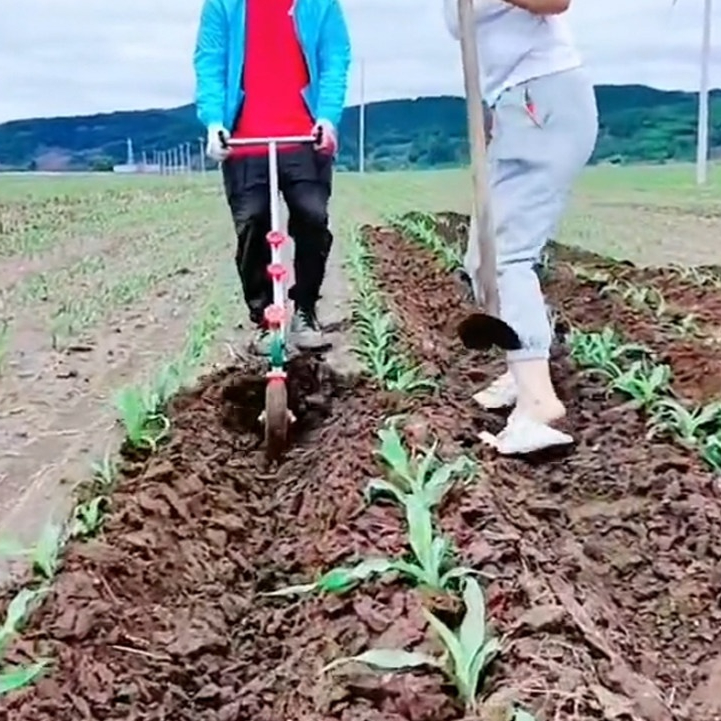 손쟁기 땅파기 수동 고랑 밭일 농기구 텃밭관리 농사용품 밭갈이 - 상세 이미지 2