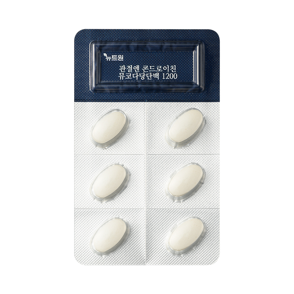 관절엔 콘드로이친 1200 뮤코다당단백 뉴트원 관절 연골 60정, 1개 이미지 2