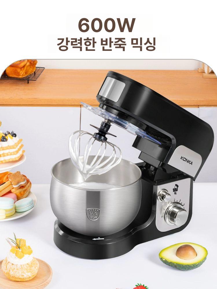 식빵 반죽기 미니 가정용 자동 제빵발효기 제빵기 믹서기 더블 버킷+304 스틸 버킷 포함 2개 - 상세 이미지 3