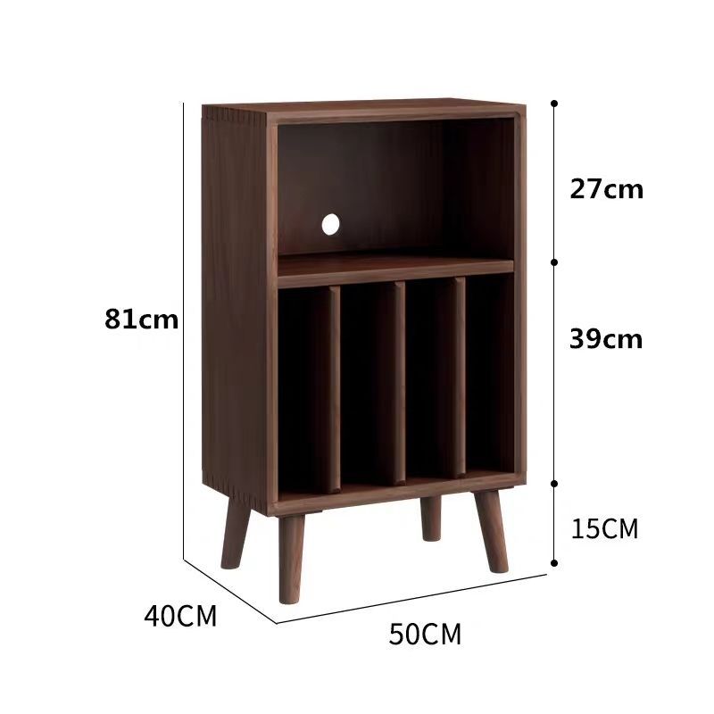 빈티지 원목책장 모던 수납장 우드 선반 진열장 장식장 화이트 50x40x100cm - 상세 이미지 5