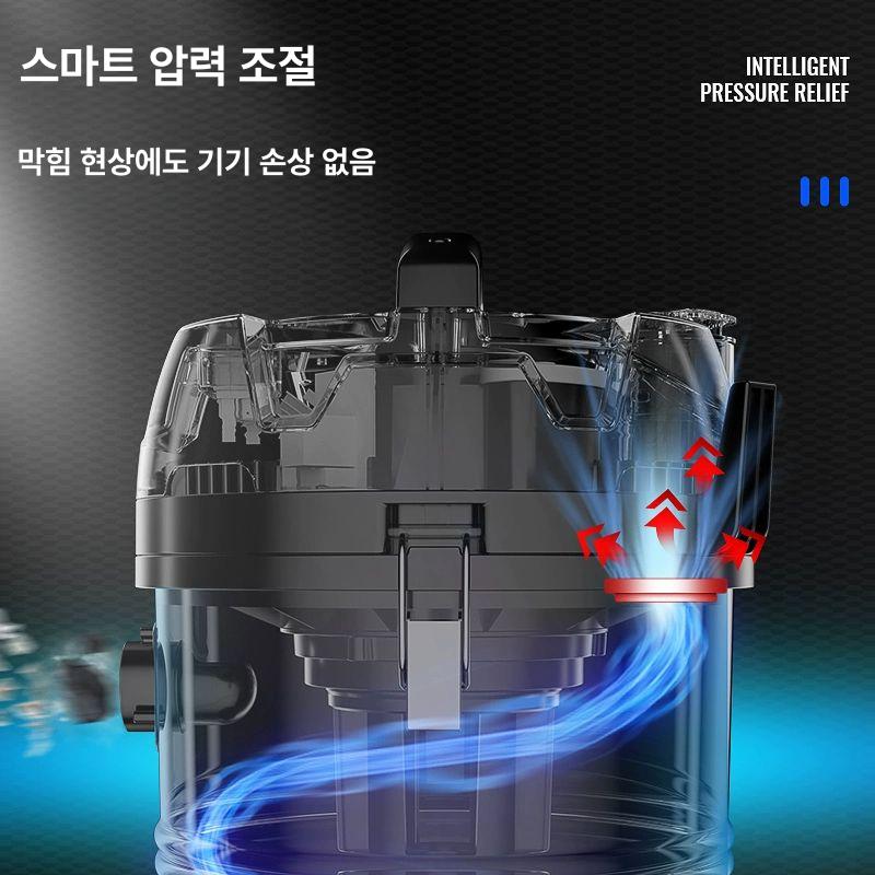 대형 청소기 차량용 카펫 진공 유선 세차 흡입기 건습식 자동차 강력 - 상세 이미지 4