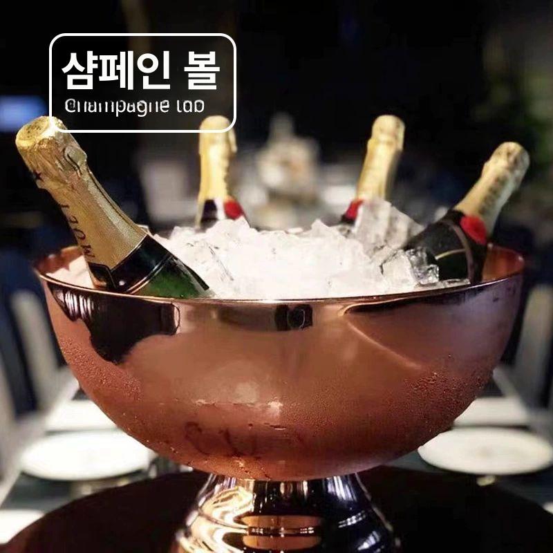 위스키 아이스버킷 양주 바스켓 술 바구니 스틸 버킷 얼음통 - 상세 이미지 2