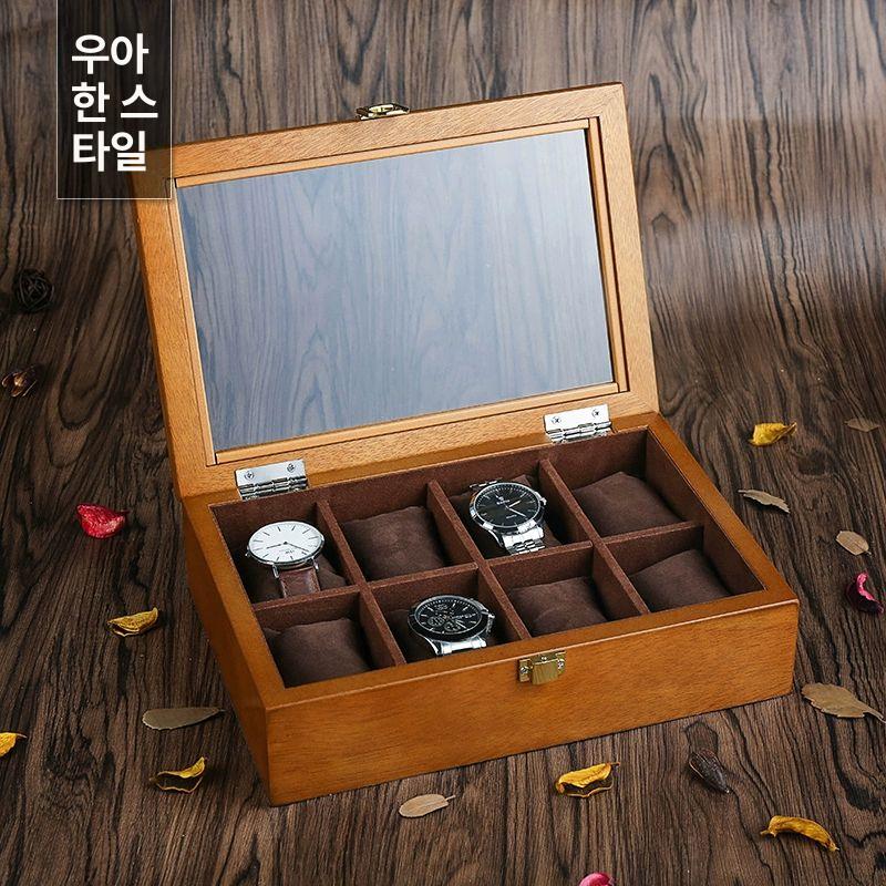 주얼리 시계보관함 케이스 정리 수납함 악세사리 관리 진열 워치박스 보석함 - 상세 이미지 2