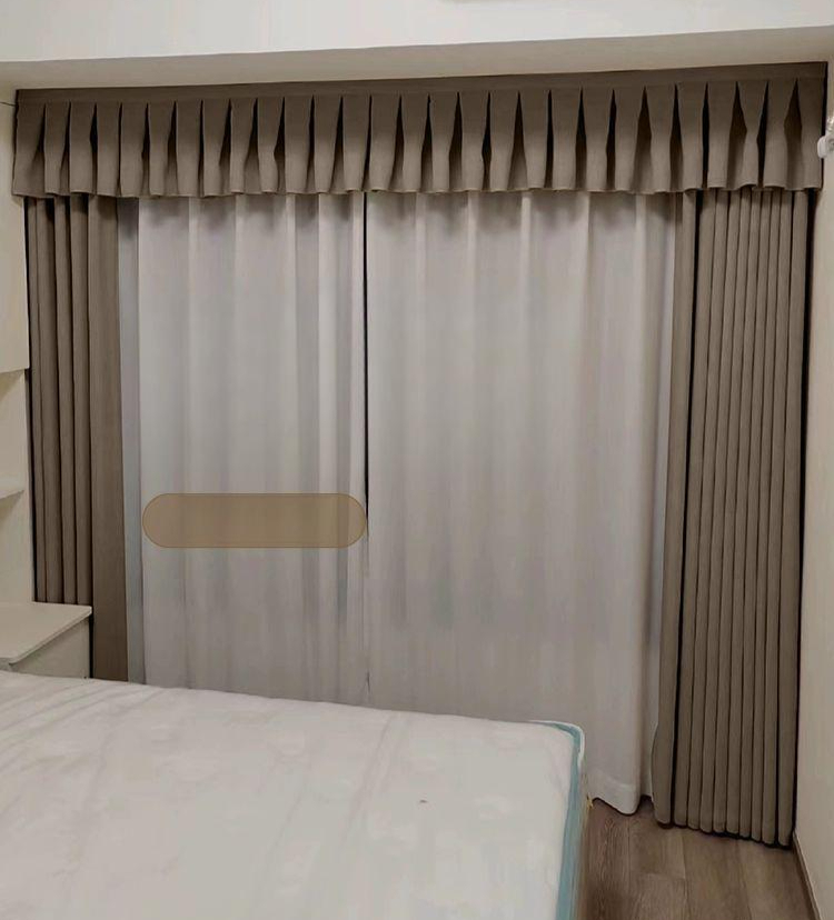 암막 커튼레일 헤드 장식용 빛차단 블라인드 가림막 안방 침실 원룸 인테리어 - 상세 이미지 2