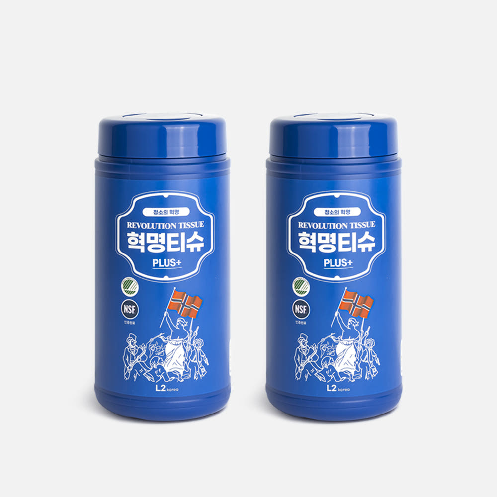혁명티슈 L2 혁명티슈 세정티슈 80매 2팩