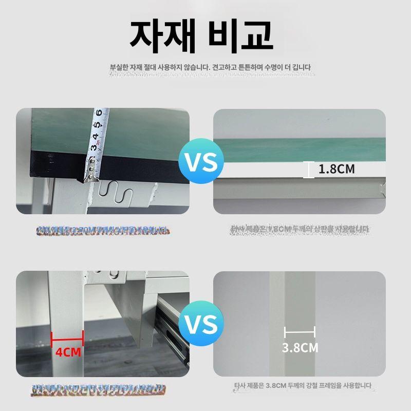 이동식작업대 공장 포장대 레이어 제전 다이 조립 60x60x75 - 상세 이미지 5