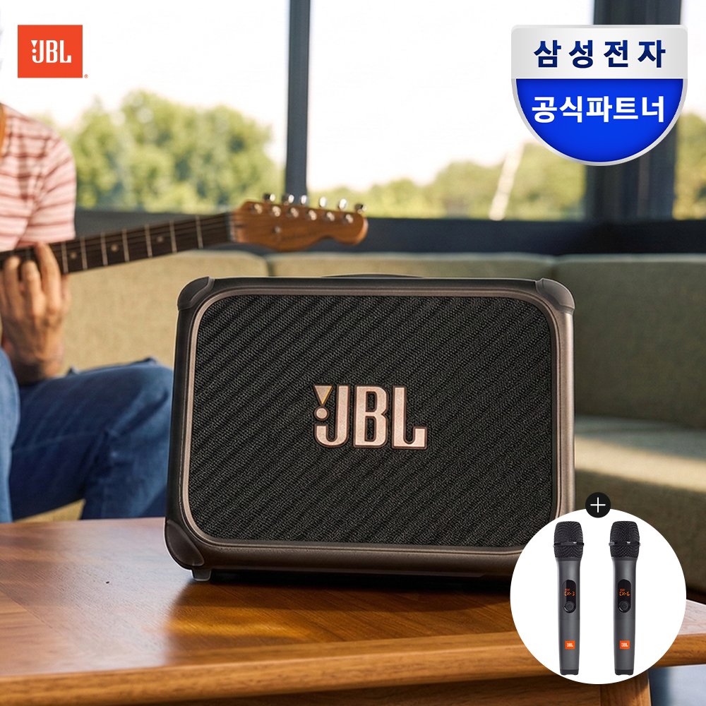 삼성공식파트너 JBL BANDBOX TRIO 밴드박스 기타 앰프 블루투스 스피커 + JBLWIRELESSMICAS3 구형 무선마이크 (AA건전지) - 상품 이미지