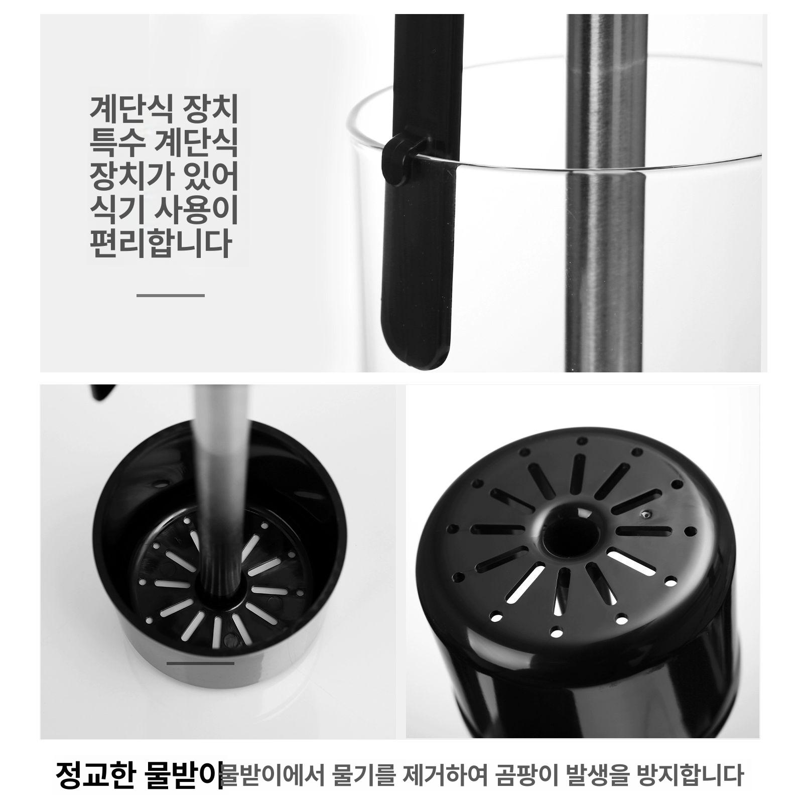 젓가락 보관함 빨대 디스펜서 커피 스트로우 꽂이 수저 빨대통 캠핑용 여행 - 상세 이미지 4