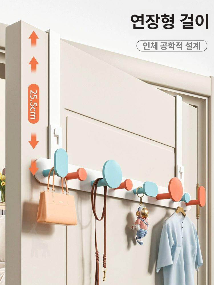 빈티지 벽옷걸이 모자행거 후크 가방걸이 다용도 월훅 책가방 거치대 - 상세 이미지 3