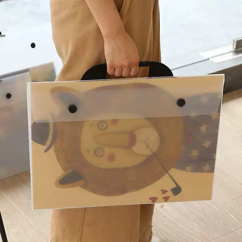대형 바인더 클리어파일 a1 a2 케이스 서류 포트폴리오 투명 수납 파일함 - 상품 이미지