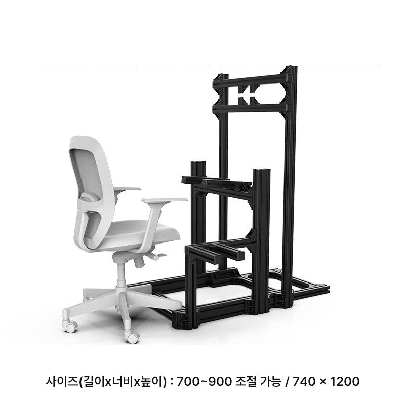 하프 레이싱휠 알루미늄 프로파일 거치대 브래킷 심레이싱 로지텍 트러스트마스터 이미지 6