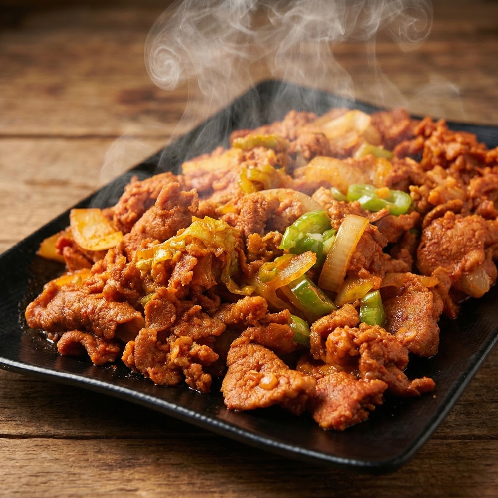 라투이 제육 볶음 600g (300g x 2팩) 캠핑 돼지 불백 고추장 주물럭 두루치기 - 상세 이미지 2
