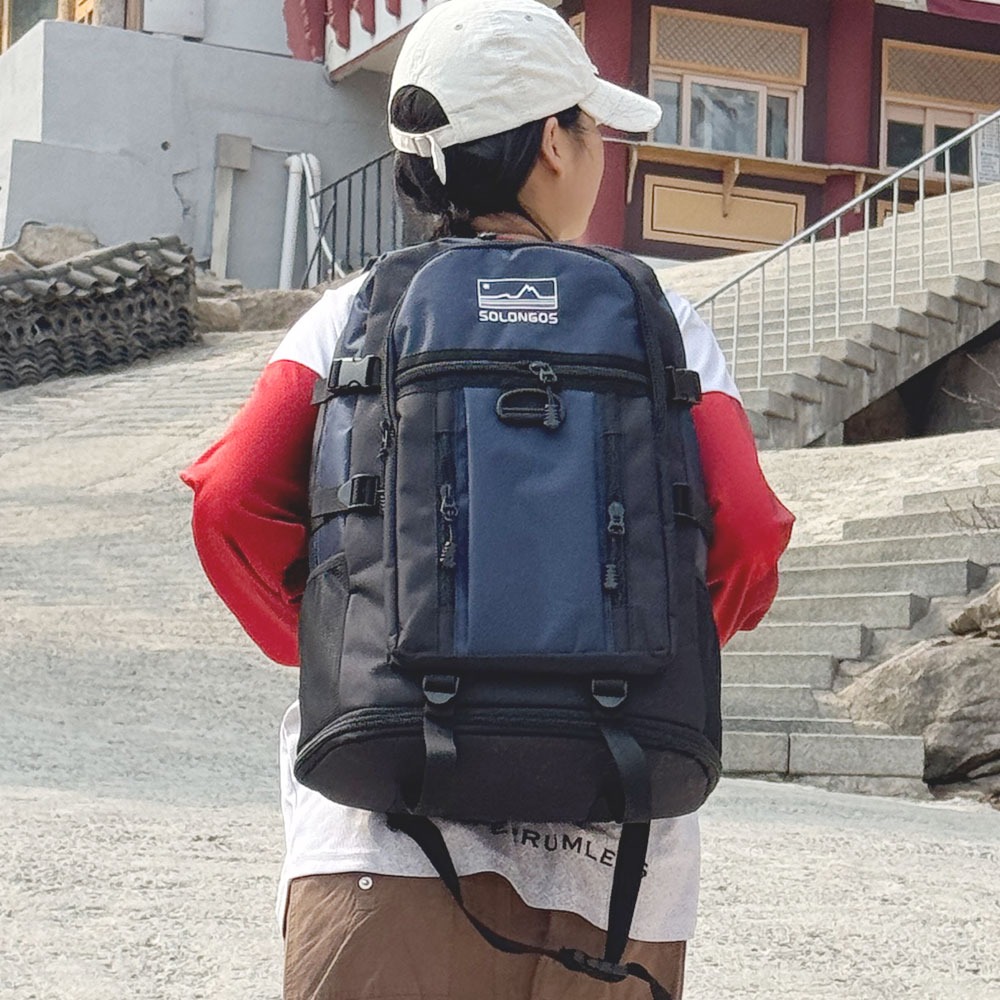 확장형 대형 등산 배낭 트레킹 산행 백패킹 차박 캠핑 아웃도어 여행용 레져 스포츠 백팩 - 상세 이미지 2