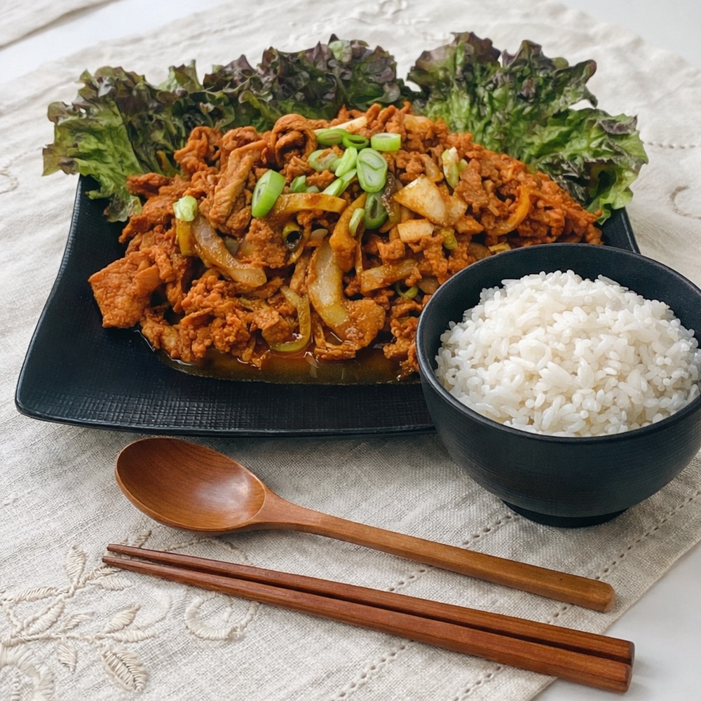 라투이 제육 볶음 600g (300g x 2팩) 캠핑 돼지 불백 고추장 주물럭 두루치기 - 상세 이미지 4