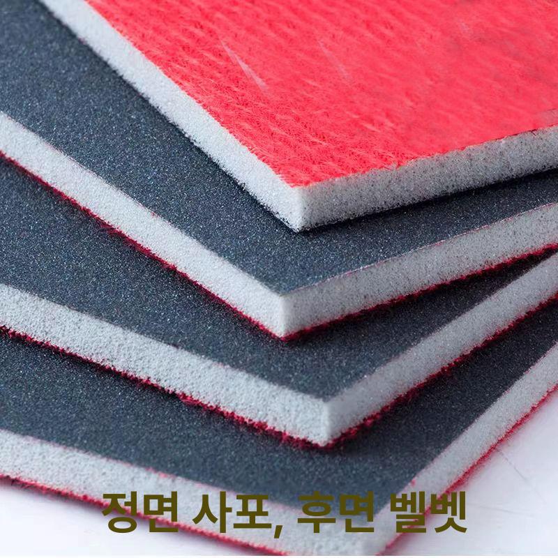 사각 연마기 에어 해면 사포 그라인더 광택기 사각연마기 원형 공압 광택 샌딩기 - 상세 이미지 4