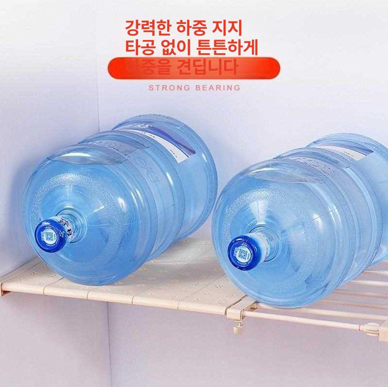 옷장 분리 선반 확장형 캐비넷 캐비닛 29 정리함 74-135cm 24cm 1 칸 - 상세 이미지 5