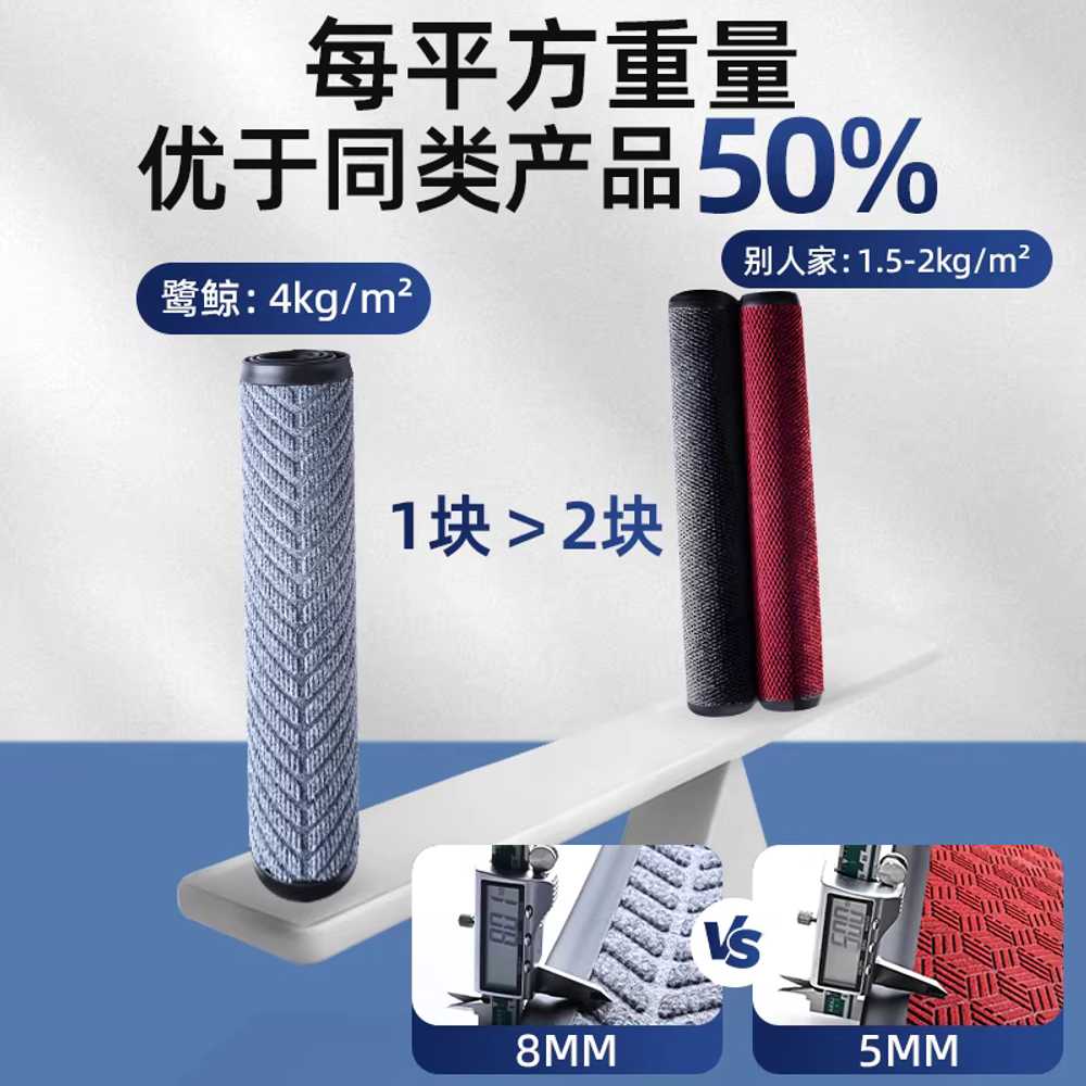 대형 발매트 건물 호텔 쇼핑몰 입구 미끄럼방지 패드 180x300 - 상세 이미지 5